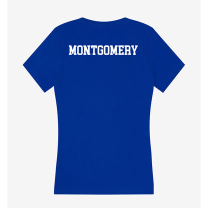 Pittsburgh - NCAA Men's Track & Field : josiah montgomery - Women's V-Neck T-Shirt-1