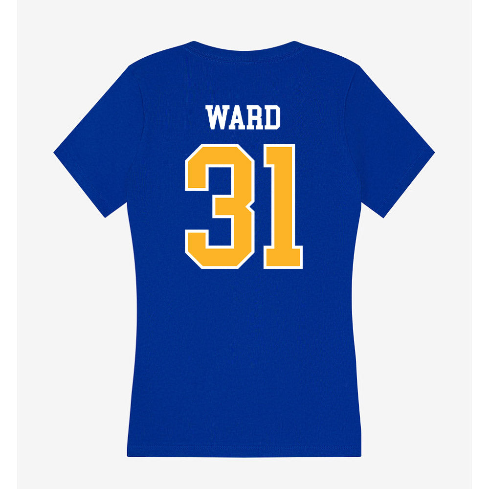 Pittsburgh - NCAA Football : DeMarco Ward - Women's V-Neck T-Shirt-1