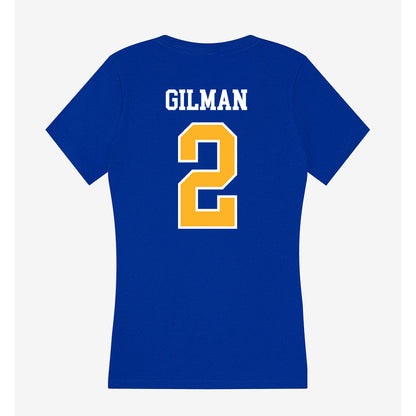 Pittsburgh - NCAA Men's Soccer : Jackson Gilman - Women's V-Neck T-Shirt-1