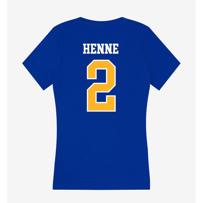 Pittsburgh - NCAA Softball : Calle Henne - Women's V-Neck T-Shirt-1