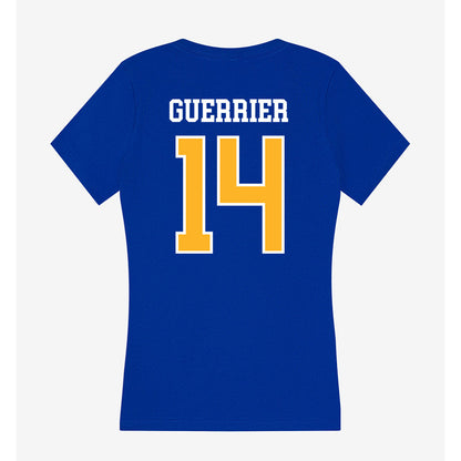 Pittsburgh - NCAA Football : Joshua Guerrier - Women's V-Neck T-Shirt-1