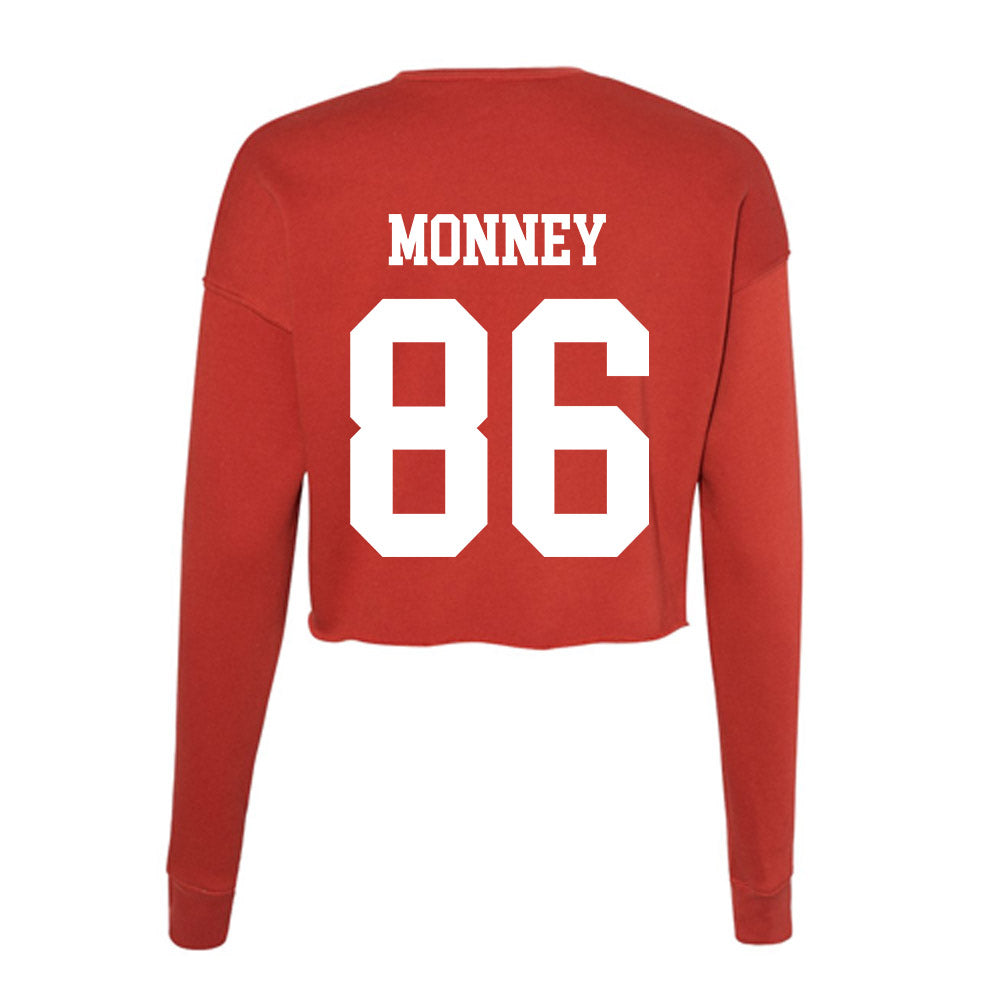 Utah - NCAA Football : Will Monney - Women's Cropped Crew Fleece-1