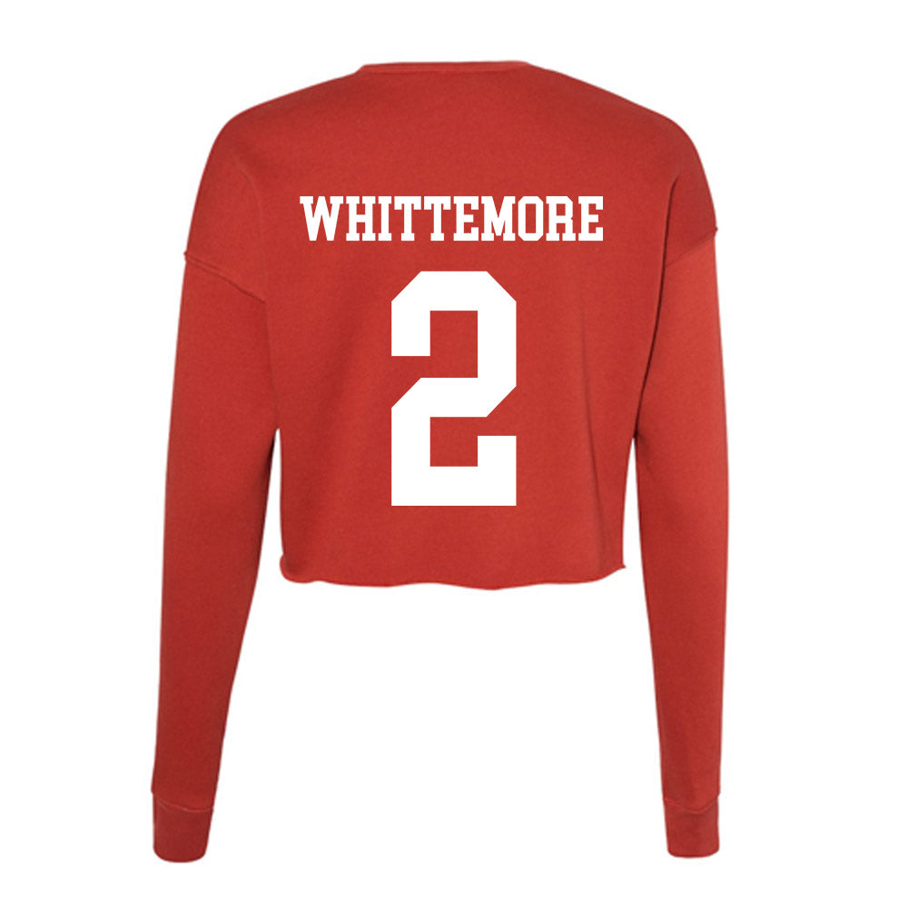 Utah - NCAA Football : Creed Whittemore - Women's Cropped Crew Fleece-1