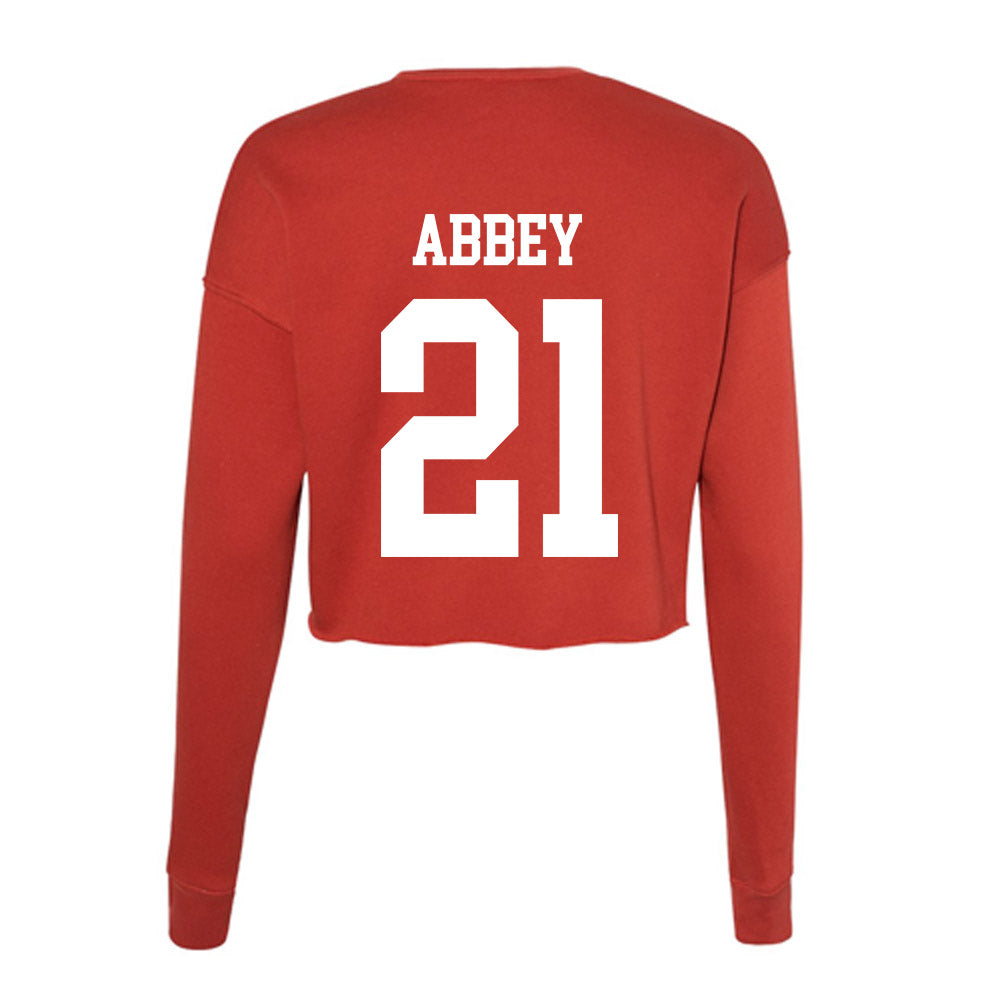 Utah - NCAA Men's Basketball : Obomate Abbey - Women's Cropped Crew Fleece-1