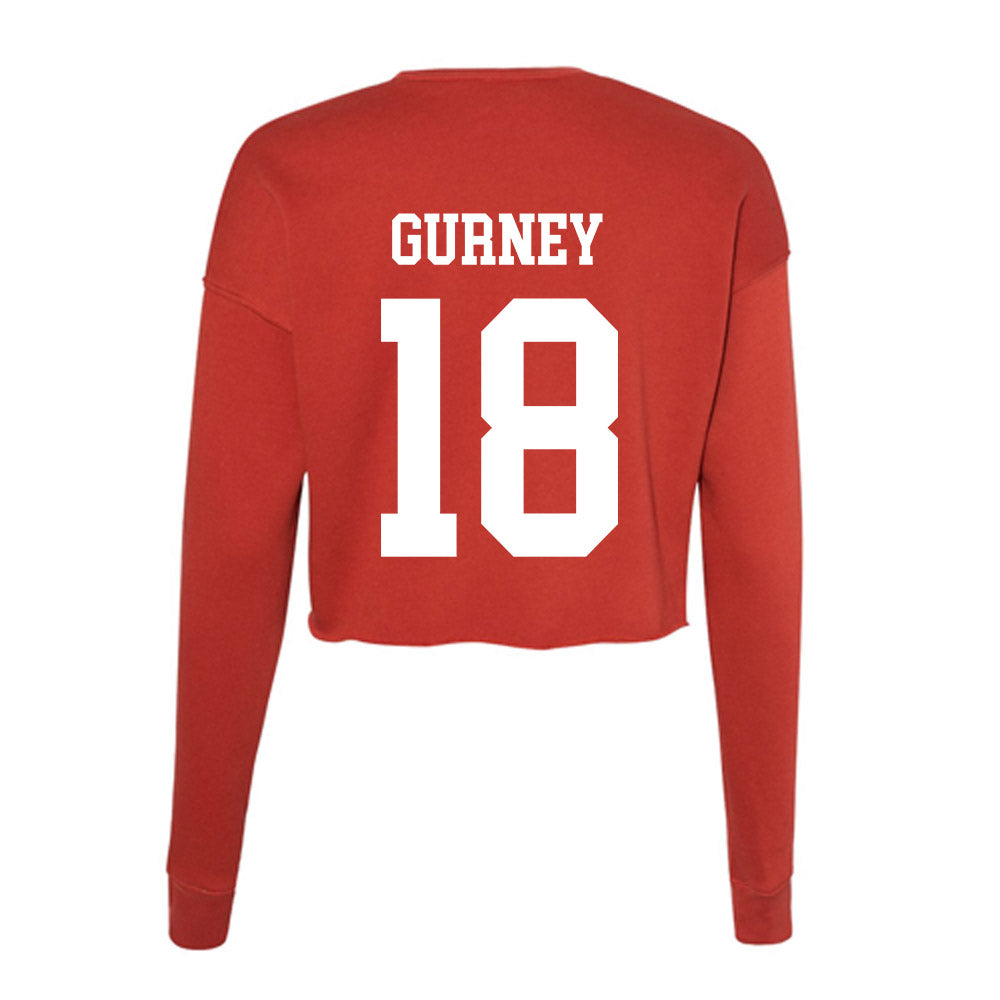Utah - NCAA Baseball : Cameron Gurney - Women's Cropped Crew Fleece-1