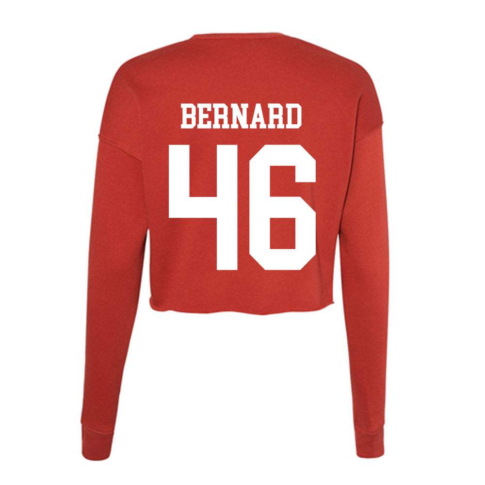 Utah - NCAA Football : Mauka Bernard - Women's Cropped Crew Fleece-1