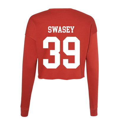Utah - NCAA Football : Cooper Swasey - Women's Cropped Crew Fleece-1