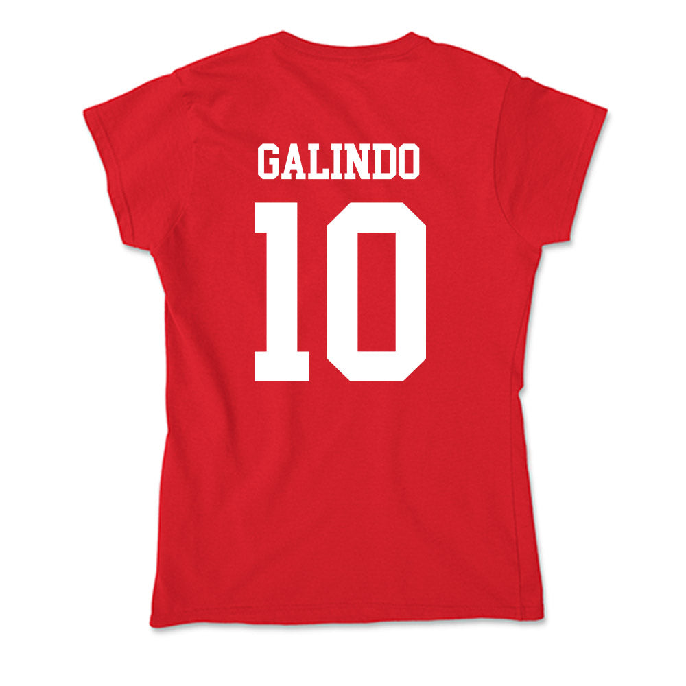 Utah - NCAA Baseball : David Galindo - Soft Style Women’s T-Shirt-1