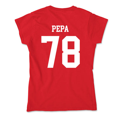 Utah - NCAA Football : Taniela Pepa - Soft Style Women’s T-Shirt-1