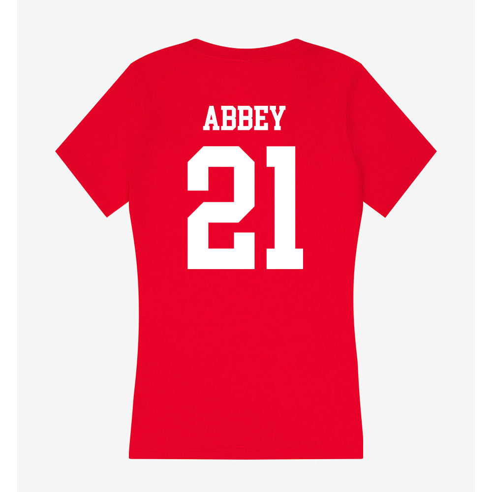 Utah - NCAA Men's Basketball : Obomate Abbey - Women's V-Neck T-Shirt-1