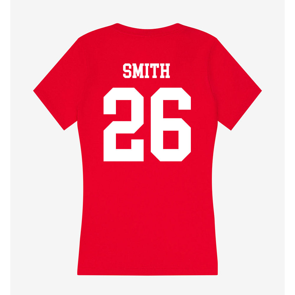 Utah - NCAA Baseball : Derek Smith - Women's V-Neck T-Shirt-1