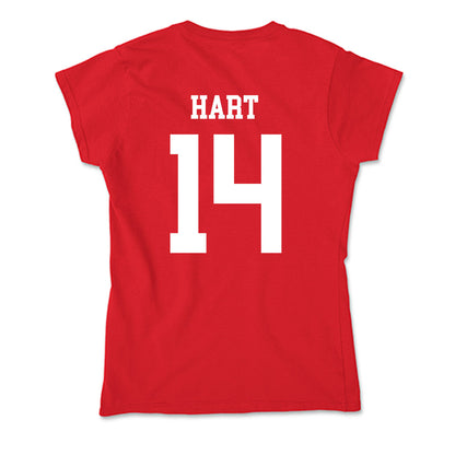 Utah - NCAA Football : JC Hart - Soft Style Women’s T-Shirt-1