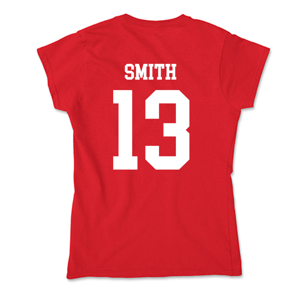 Utah - NCAA Women's Soccer : Eliza Smith - Soft Style Women’s T-Shirt-1