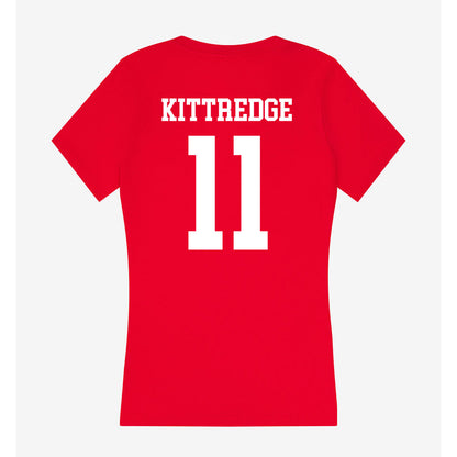 Utah - NCAA Baseball : Ryan Kittredge - Women's V-Neck T-Shirt-1