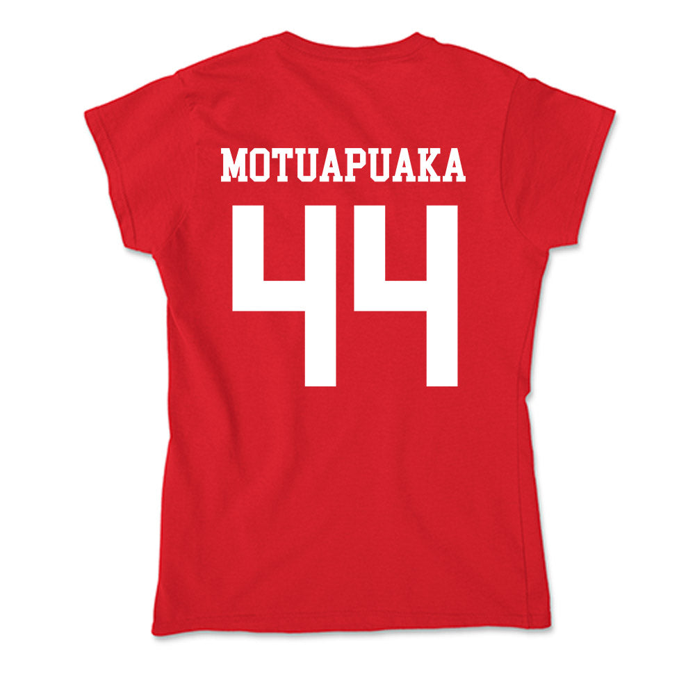 Utah - NCAA Football : Sione Motuapuaka - Soft Style Women’s T-Shirt-1