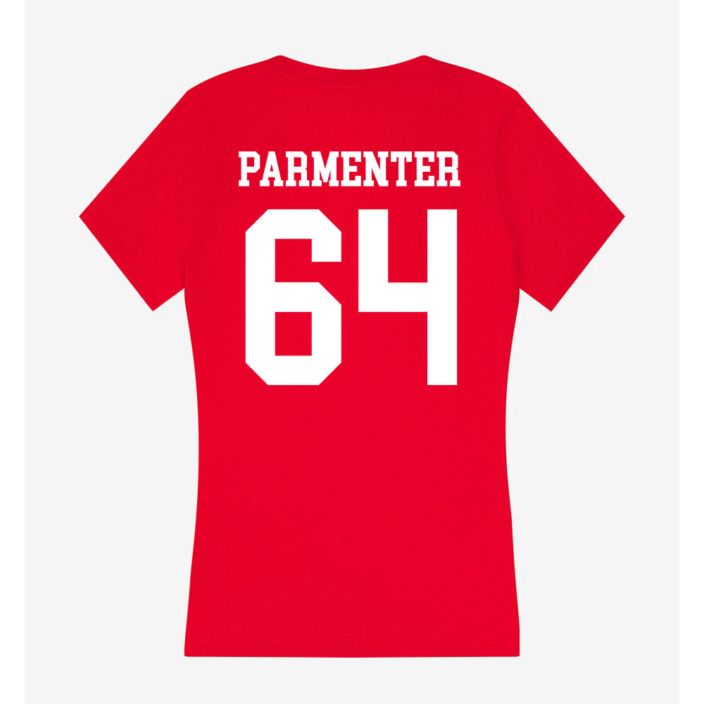 Utah - NCAA Football : Reece Parmenter - Women's V-Neck T-Shirt-1