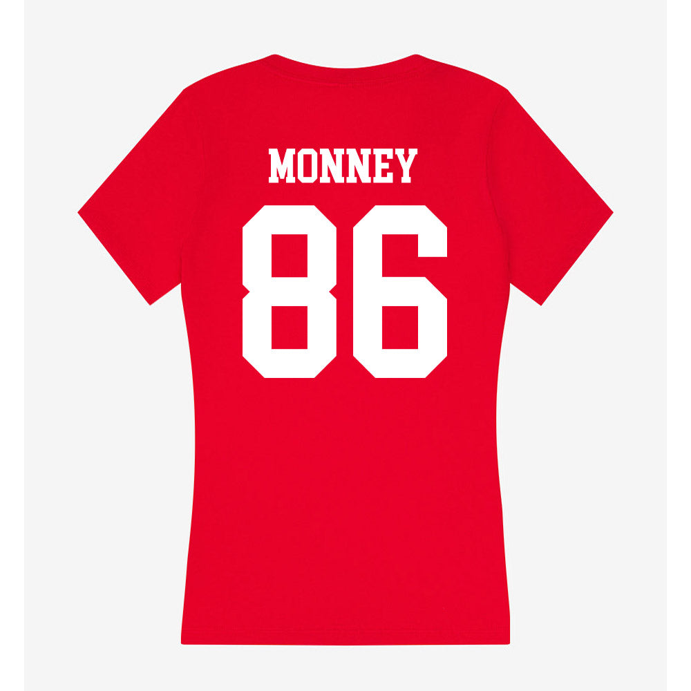 Utah - NCAA Football : Will Monney - Women's V-Neck T-Shirt-1