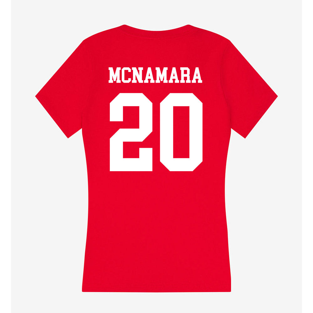 Utah - NCAA Men's Lacrosse : Luke McNamara - Women's V-Neck T-Shirt-1
