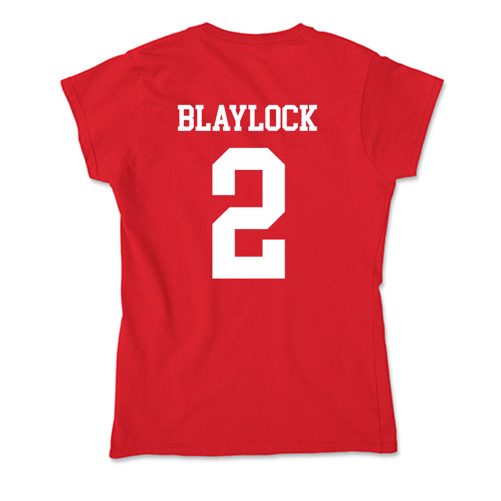 Utah - NCAA Women's Soccer : Callie Blaylock - Soft Style Women’s T-Shirt-1