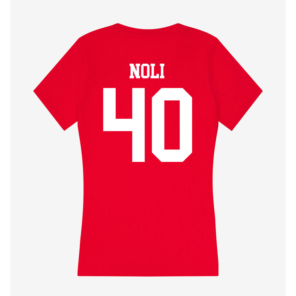 Utah - NCAA Softball : Cian Noli - Women's V-Neck T-Shirt-1