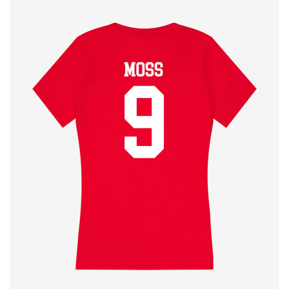 Utah - NCAA Women's Volleyball : Grace Moss - Women's V-Neck T-Shirt-1