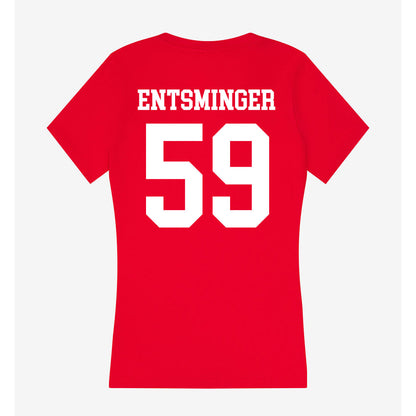 Utah - NCAA Football : Devin Entsminger - Women's V-Neck T-Shirt-1