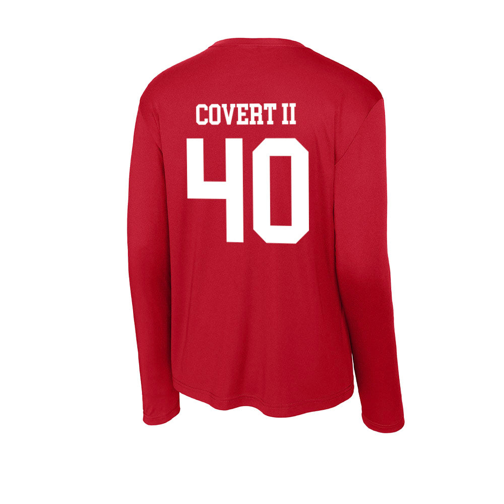 Utah - NCAA Baseball : Chance Covert II - Activewear Long Sleeve T-Shirt-1