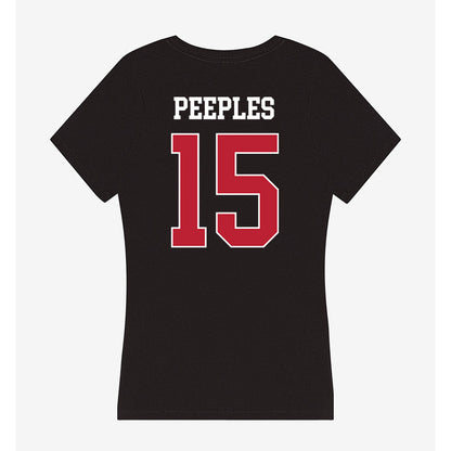 Georgia - NCAA Baseball : Ty Peeples - Women's V-Neck T-Shirt-1