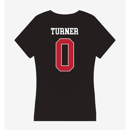 Georgia - NCAA Women's Basketball : Trinity Turner - Women's V-Neck T-Shirt-1