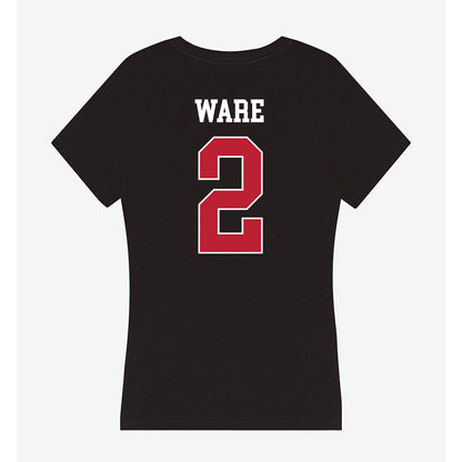 Georgia - NCAA Women's Basketball : Harmonie Ware - Classic Shersey Women's V-Neck T-Shirt-1