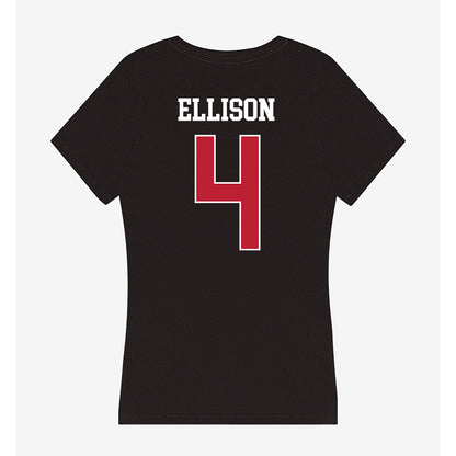 Georgia - NCAA Softball : Tyler Ellison - Women's V-Neck T-Shirt-1