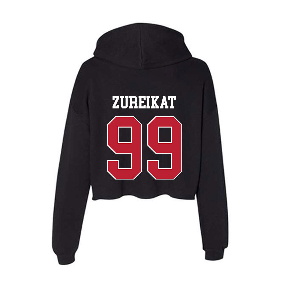 Georgia - NCAA Football : Harran Zureikat - Women's Crop Fleece Hoodie-1