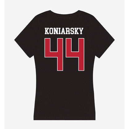 Georgia - NCAA Baseball : Cole Koniarsky - Women's V-Neck T-Shirt-1