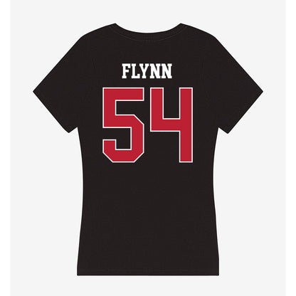 Georgia - NCAA Football : Waltclaire Flynn - Women's V-Neck T-Shirt-1