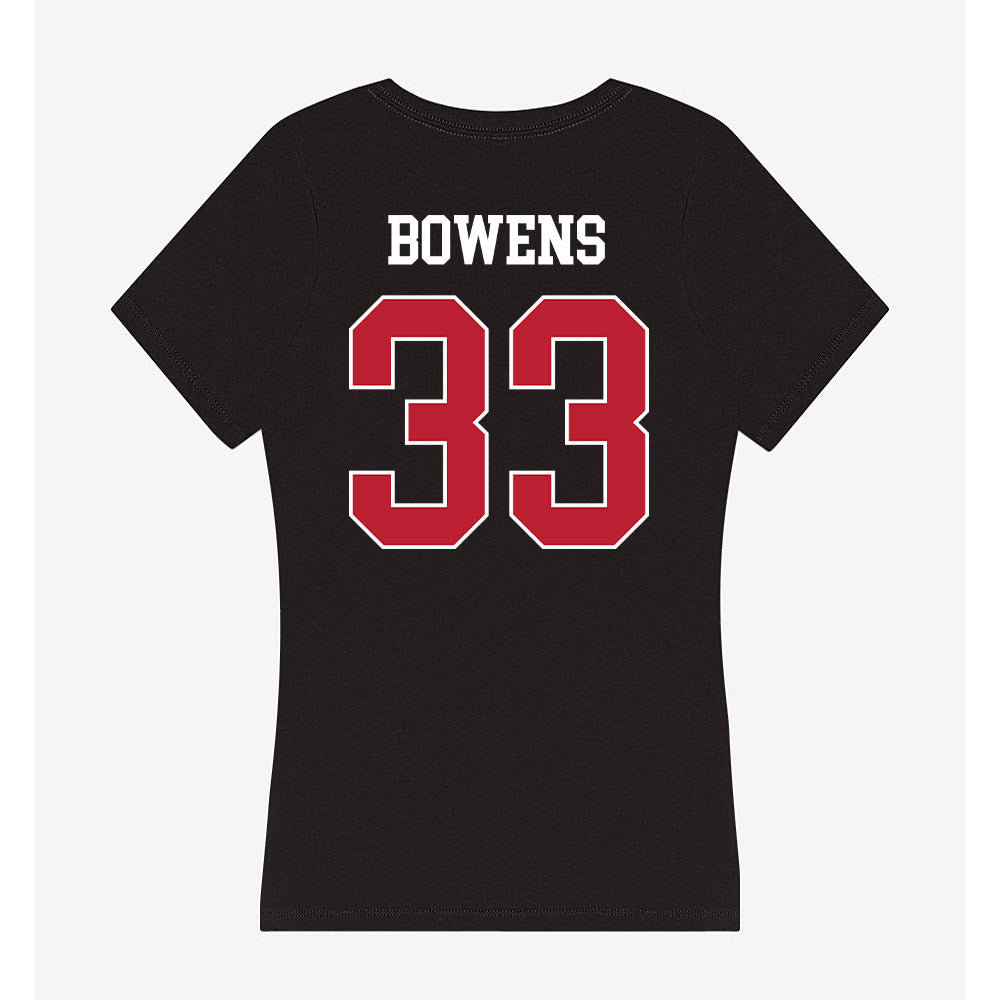 Georgia - NCAA Football : Chauncey Bowens - Women's V-Neck T-Shirt-1