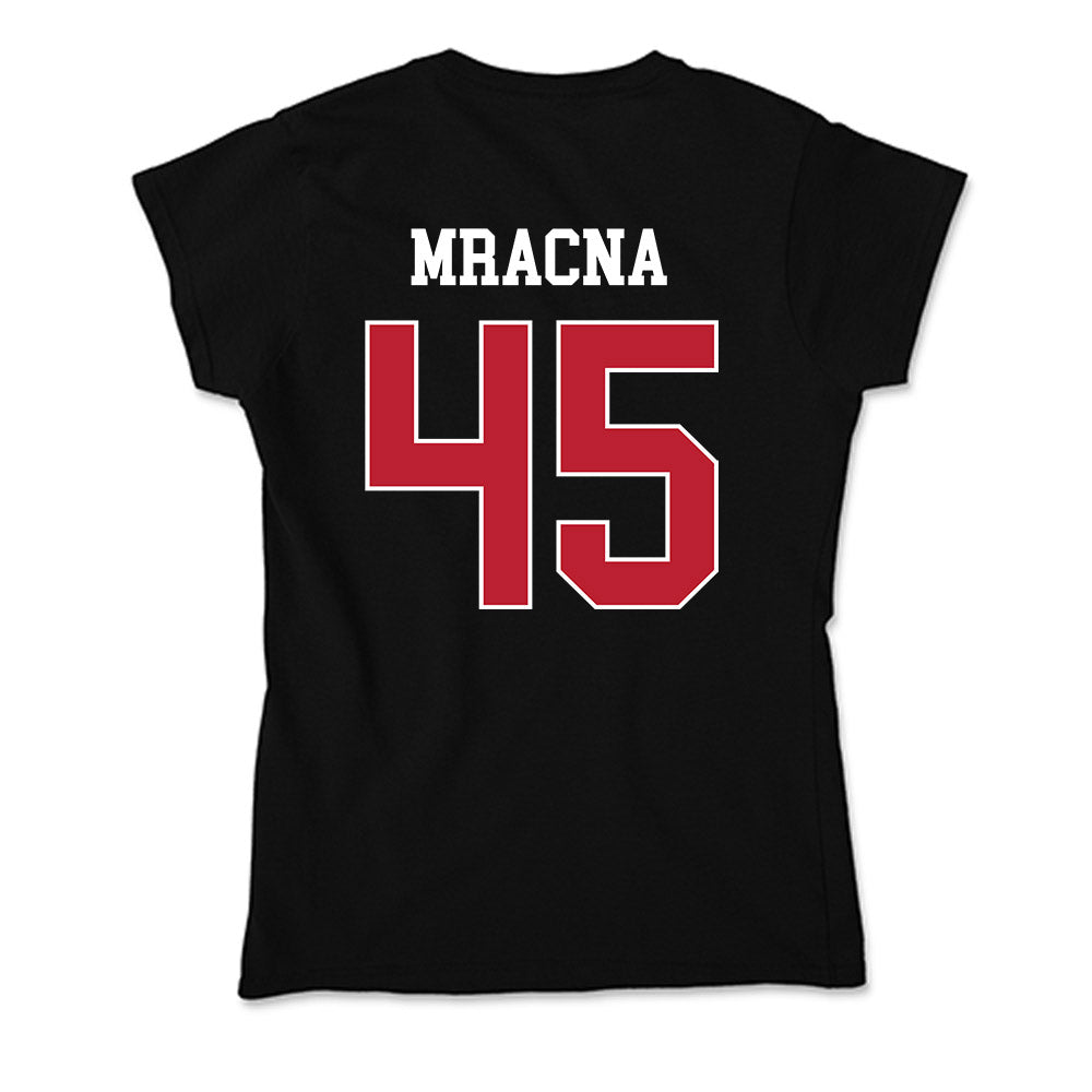 Georgia - NCAA Baseball : Christian Mracna - Soft Style Women’s T-Shirt-1