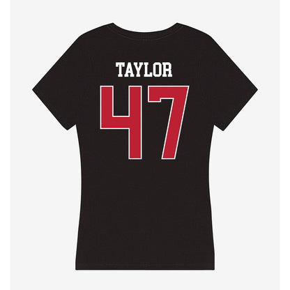 Georgia - NCAA Football : Will Taylor - Women's V-Neck T-Shirt-1