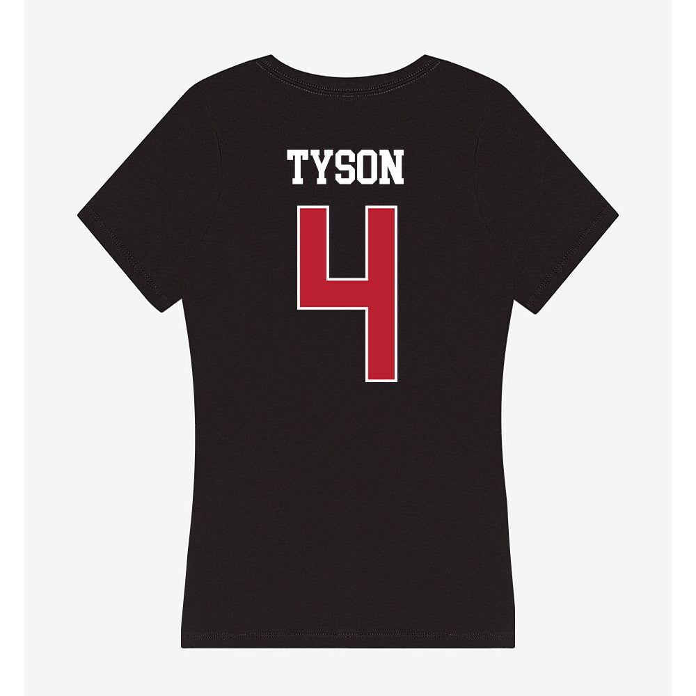 Georgia - NCAA Women's Volleyball : Kaiya Tyson - Women's V-Neck T-Shirt-1