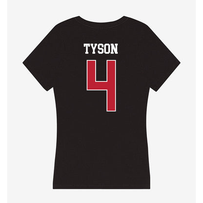 Georgia - NCAA Women's Volleyball : Kaiya Tyson - Women's V-Neck T-Shirt-1