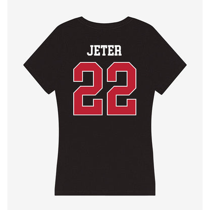 Georgia - NCAA Women's Soccer : Kieryn Jeter - Women's V-Neck T-Shirt-1