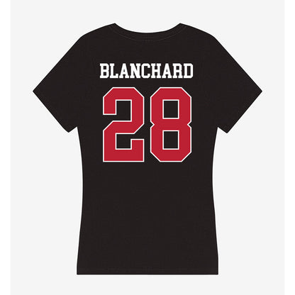 Georgia - NCAA Football : Walter Blanchard - Women's V-Neck T-Shirt-1