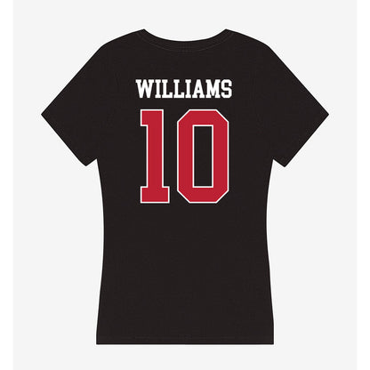 Georgia - NCAA Football : Elyiss Williams - Women's V-Neck T-Shirt-1