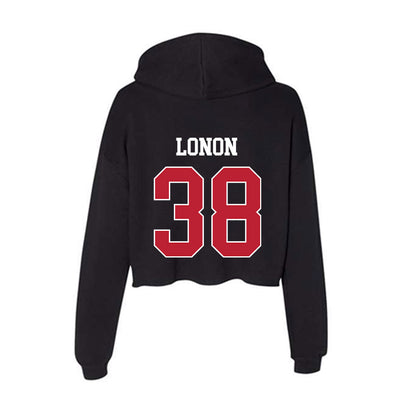 Georgia - NCAA Football : AJ Lonon - Classic Shersey Women's Crop Fleece Hooded Sweatshirt-1