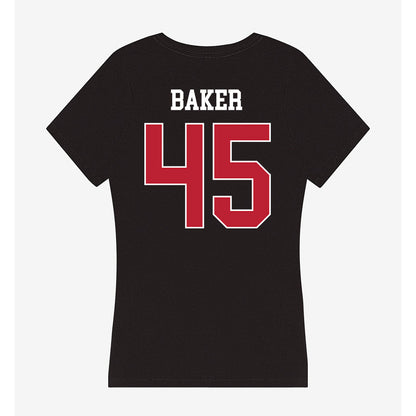 Georgia - NCAA Football : Chaz-Anthony Baker - Women's V-Neck T-Shirt-1