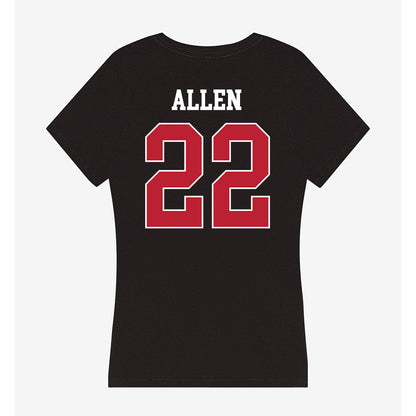 Georgia - NCAA Baseball : Henry Allen - Women's V-Neck T-Shirt-1