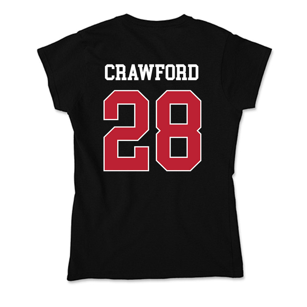 Georgia - NCAA Women's Soccer : London Crawford - Soft Style Women’s T-Shirt-1