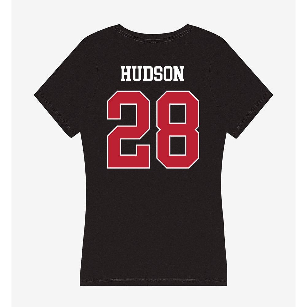 Georgia - NCAA Baseball : Brennan Hudson - Women's V-Neck T-Shirt-1