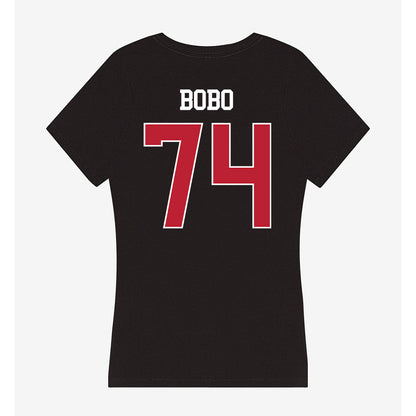 Georgia - NCAA Football : Drew Bobo - Women's V-Neck T-Shirt-1