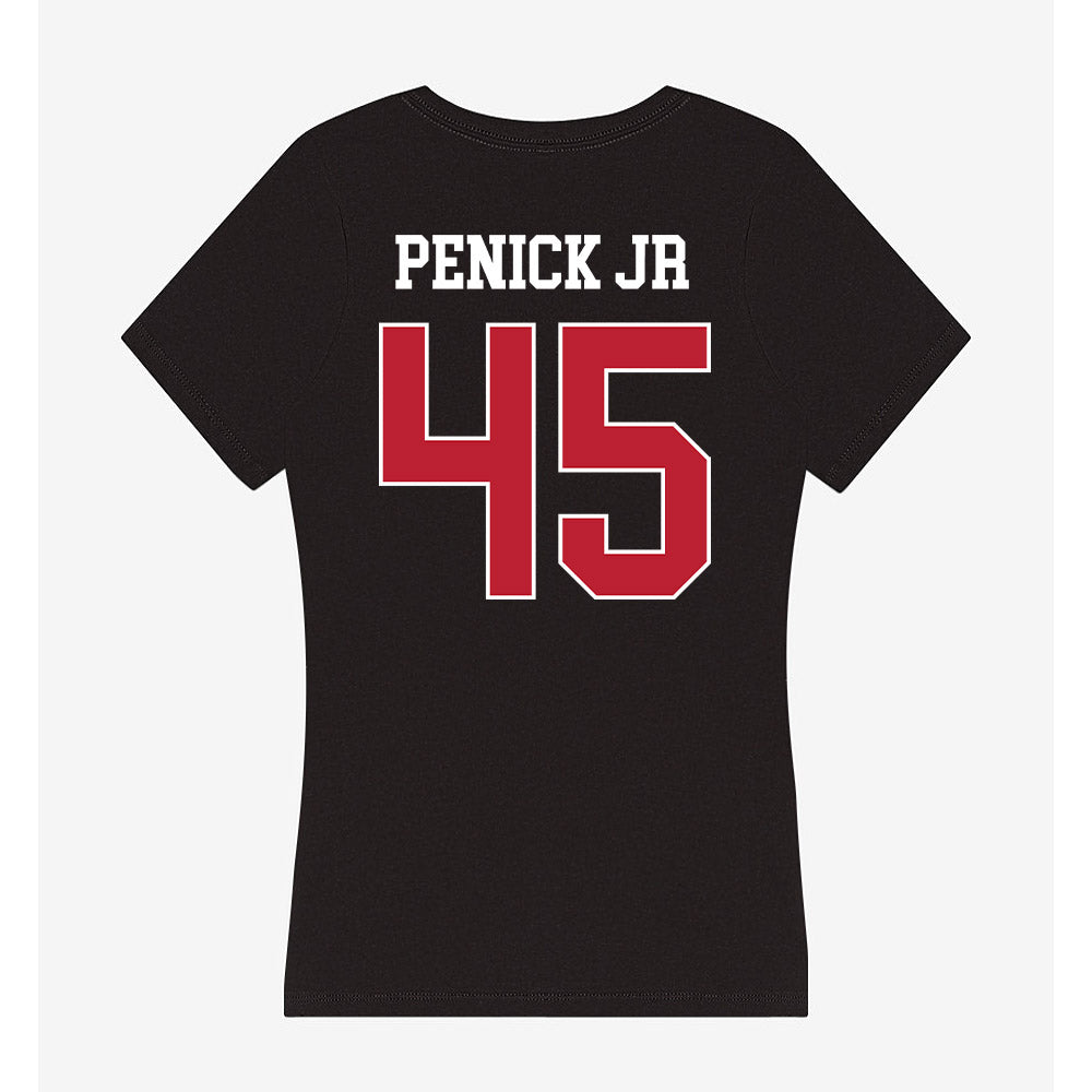 Georgia - NCAA Football : Terrence Penick Jr - Women's V-Neck T-Shirt-1