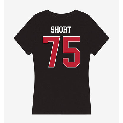 Georgia - NCAA Football : Mason Short - Women's V-Neck T-Shirt-1